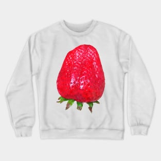 Juicy Red Strawberry Crewneck Sweatshirt